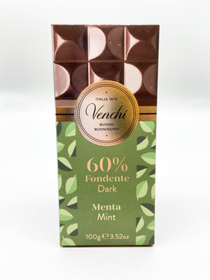 Venchi - Mörk Choklad 60% med Mintcrunch - Saluhall.se