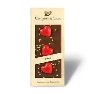 COMPTOIR DU CACAO Ljus choklad 36% med hjärtan - Saluhall.se