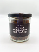 Allt gott Havssalt kalabrisk Lakrits Vanilj från Tonga - Saluhall.se