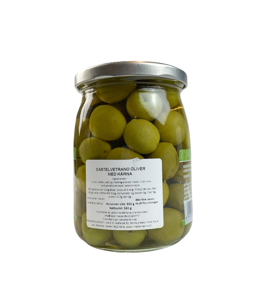 Madama Oliva - Castelvetrano oliver med kärna - Saluhall.se