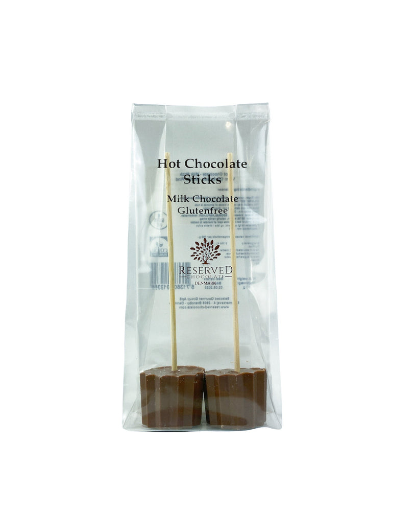 Reserved Chocolate Denmark - Hot Chocolate Sticks, Ljus Choklad Glutenfri - Saluhall.se