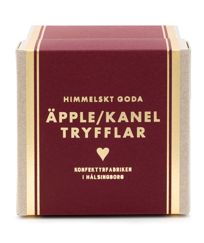 Konfektyrfabriken i Hälsingborg - Himmelskt Goda Äpple/Kanel Tryfflar - Saluhall.se