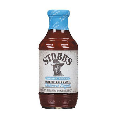 
            
                Indlæs billede i gallerifremviser, Stubbs Simply Sweet Reduced Sugar BBQ-Sås - Saluhall.se
            
        